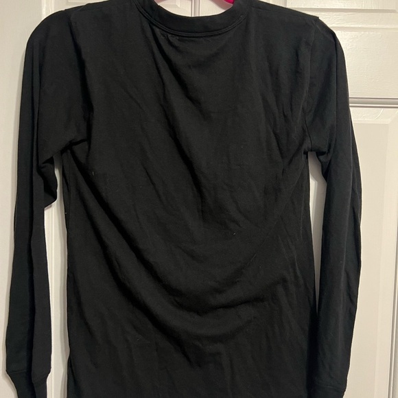 PINK Plain Black Long Sleeve NEW - Picture 3 of 3
